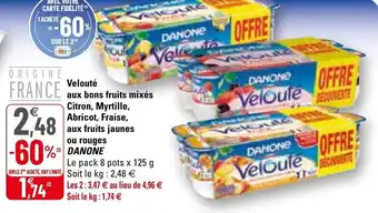 G20 Velouté aux bons fruits mixés citron offre