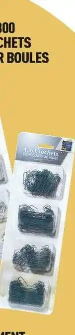 Les 300 crochets pour boules