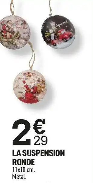 Centrakor La suspension ronde offre