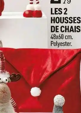 Les 2 housses de chaise