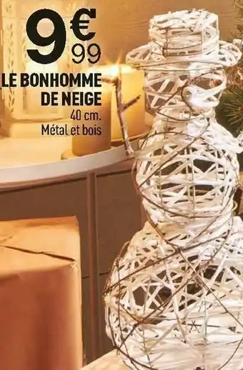 Le bonhomme de neige