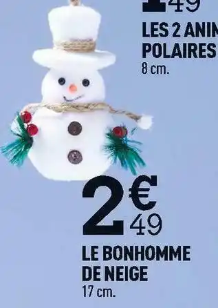 Le bonhomme de neige