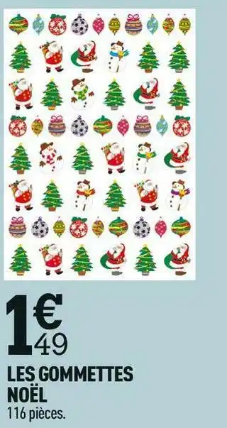 Centrakor Les gommettes noël offre