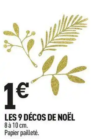 Les 9 décos de noël