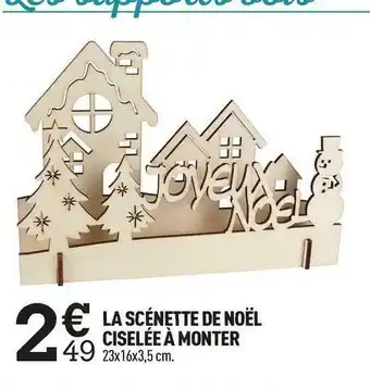 Centrakor La scénette de noël ciselée à monter offre