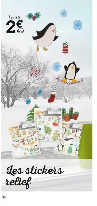 Les stickers relief