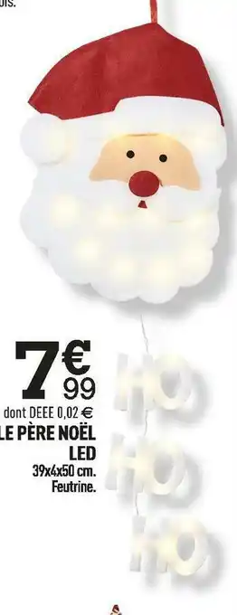 Centrakor Le père noël led offre