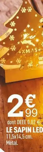 Centrakor Le sapin led offre