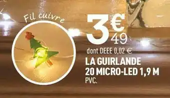 Centrakor La guirlande 20 micro-led offre