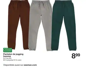 Zeeman Pantalon de jogging homme offre