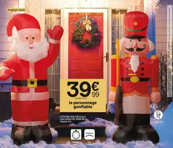 Centrakor Le personnage gonflable offre