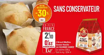 G20 4 Brioch'muffins saveur vanille offre