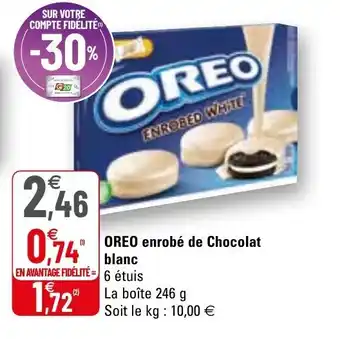 G20 OREO enrobé de chocolat blanc offre