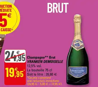 G20 Champagne brut offre