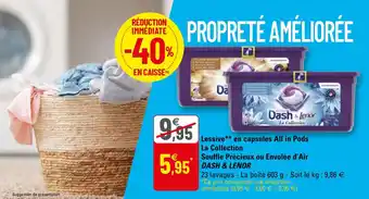 G20 Lessive en capsules all in pods la collection offre