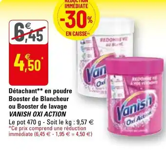 G20 Détachant en poudre booster de blancheur ou booster de lavage offre