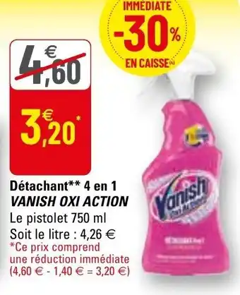 Détachant 4 en 1 VANISH OXI ACTION