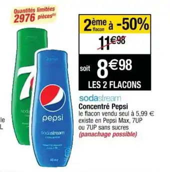 Cora x Carrefour Concentré pepsi offre