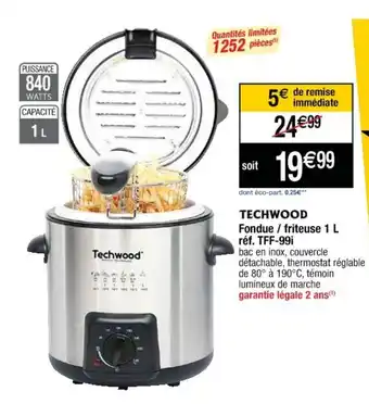 Cora x Carrefour Fondue / friteuse 1 L offre