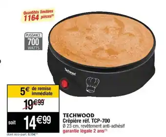 Cora x Carrefour Techwood offre
