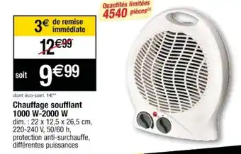 Chauffage soufflant