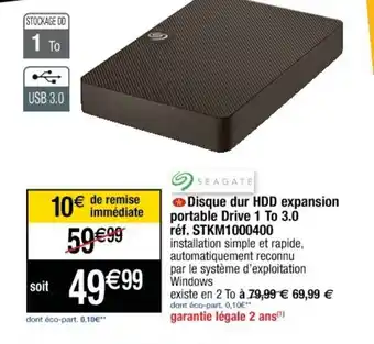 Disque dur UHD expansion portable drive