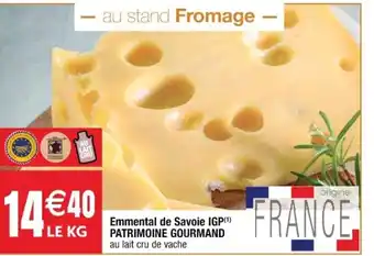 Cora x Carrefour Emmental de Savoie IGP offre