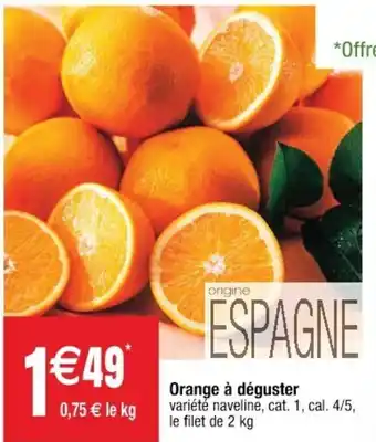 Cora x Carrefour Orange à déguster offre