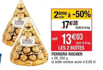 Cora x Carrefour Ferrero Rocher offre