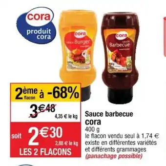 Cora x Carrefour Sauce Barbecue offre