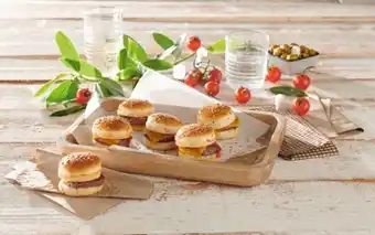 Auchan 18 Mini Burgers Bœuf Et Cheddar offre