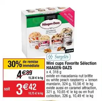 Mini Cups Favorite Sélection