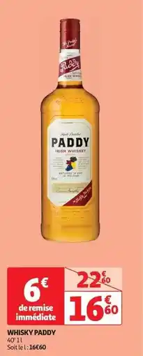 Auchan Paddy - whisky offre