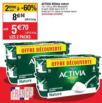 Activia Bifidus Nature