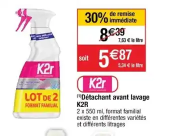 Détachant Avant Lavage