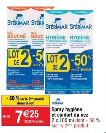 Cora x Carrefour Spray Hygiène Et Confort Du Nez offre