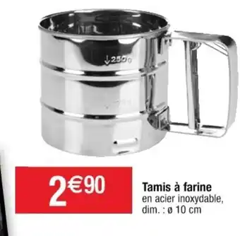 Cora x Carrefour Tamis à Farine offre
