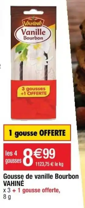 Cora x Carrefour Gousse de Vanille Bourbon offre