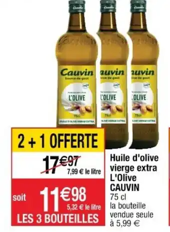 Cora x Carrefour Huile d'Olive Vierge Extra offre