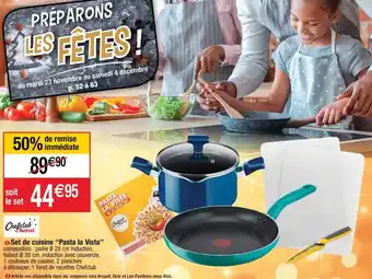 Cora x Carrefour Set de Cuisine Pasta La Vista offre