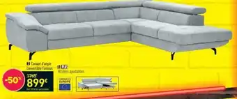 Conforama Canapé d'Angle Convertible Famous offre