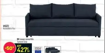 Conforama Canapé Convertible 3 Places Cosy offre