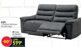 Conforama Canapé de Relaxation offre