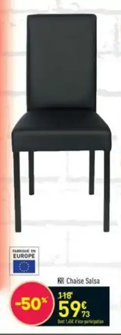 Conforama Chaise Salsa offre