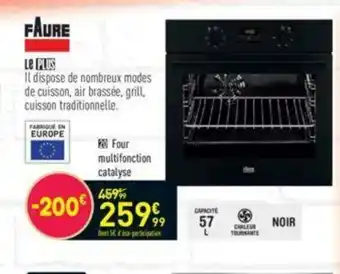 Conforama Four Multifonction Catalyse offre