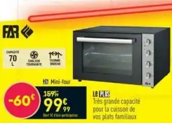 Conforama Mini-Four offre