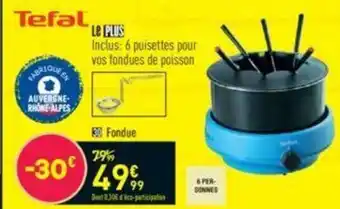 Conforama Fondue offre