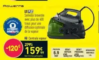 Conforama Centrale Vapeur offre