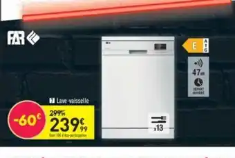 Conforama Lave-Vaisselle offre