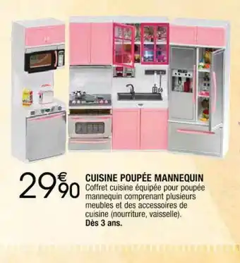 Cora x Carrefour Cuisine Poupée Mannequin offre